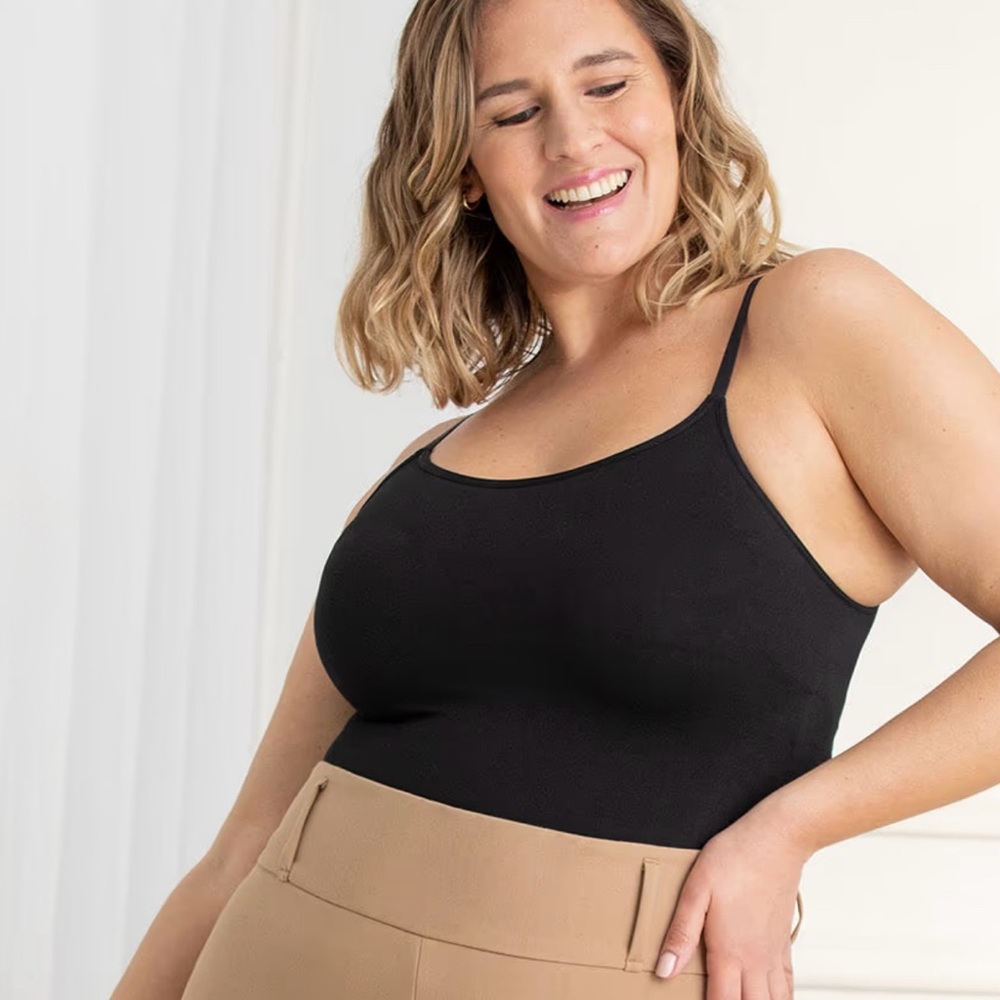 Shapermint essentials all day every day scoop neck cami - black NWT